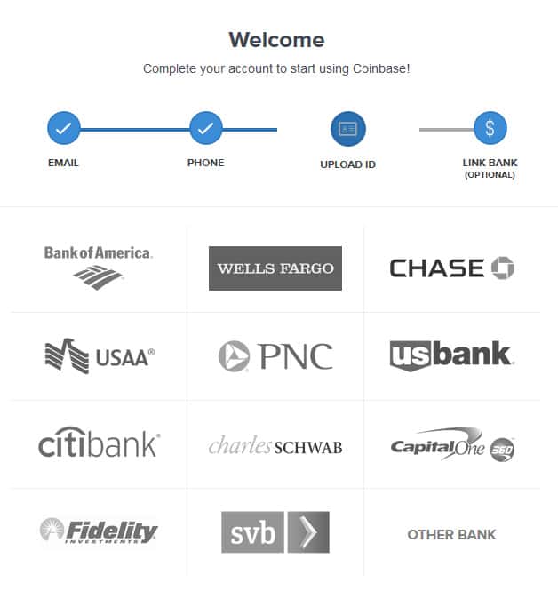 Buy Bitcoin with ACH at Coinbase