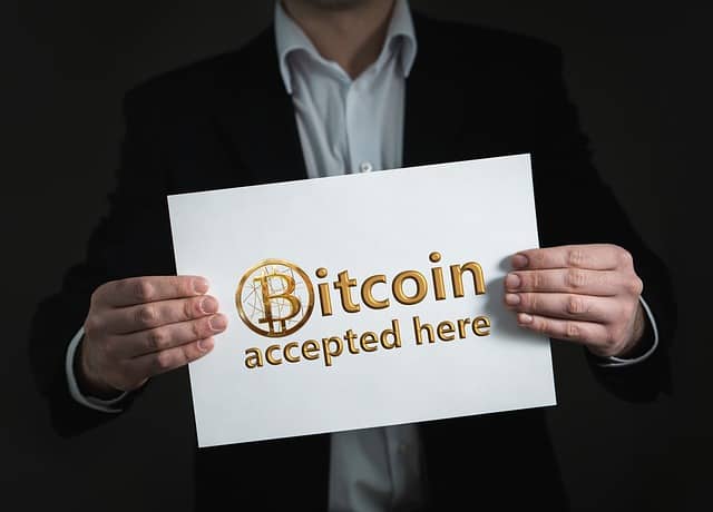 Earning bitcoins by accepting them as a means of payment